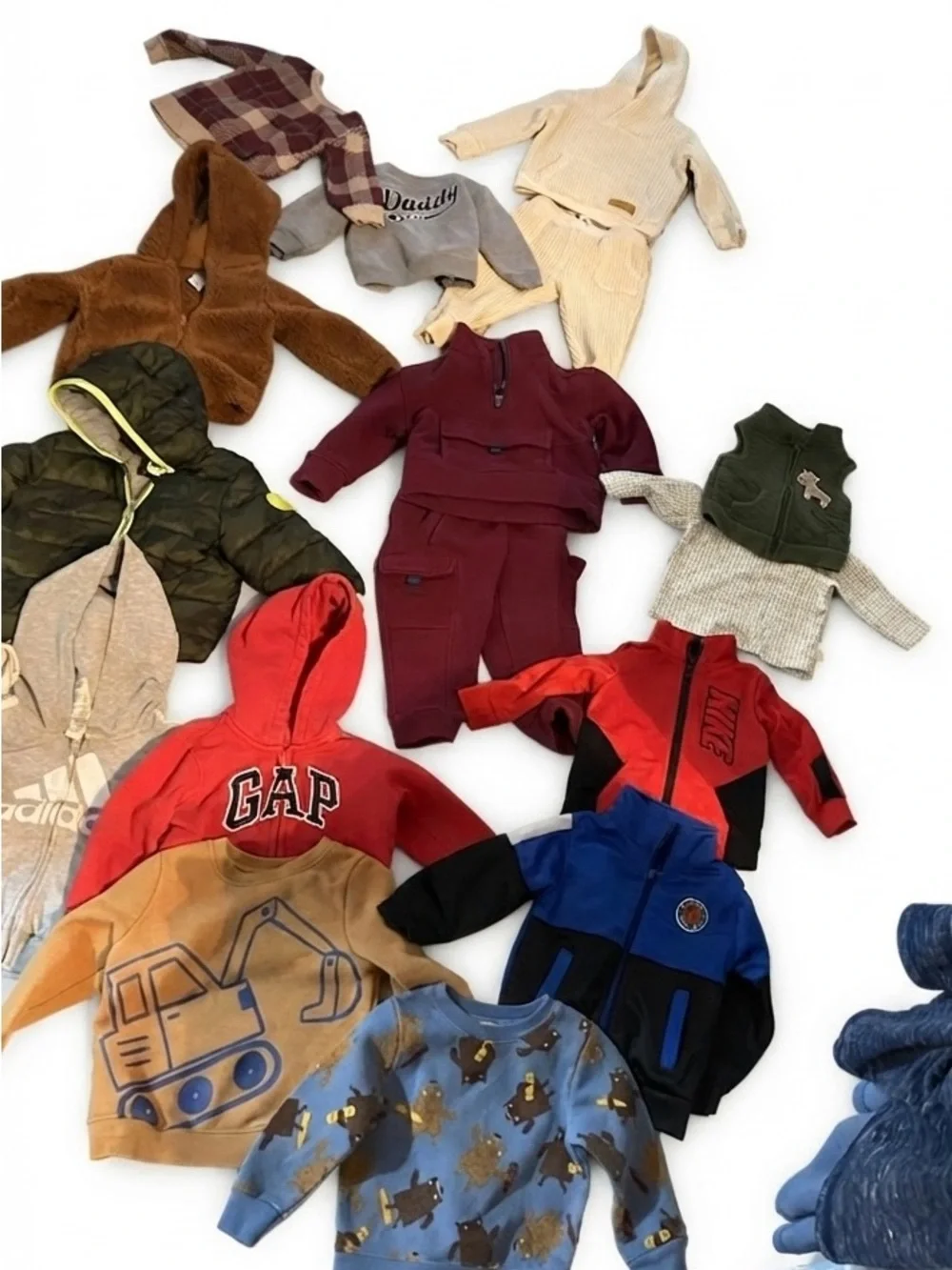 GAP Red Hooded Kids Sweatshirt with Logo